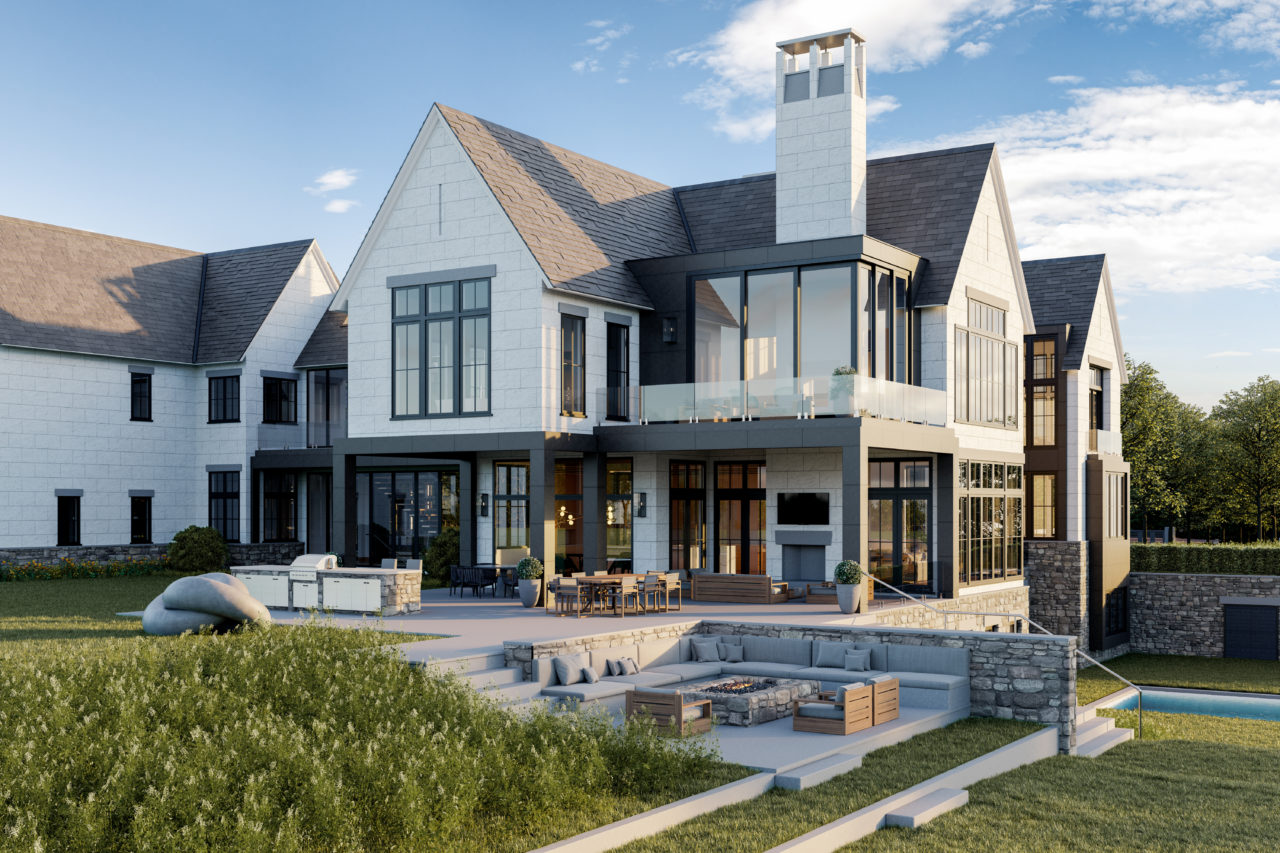 21 Upper Cross Road Greenwich, CT Bespoke Arch Viz